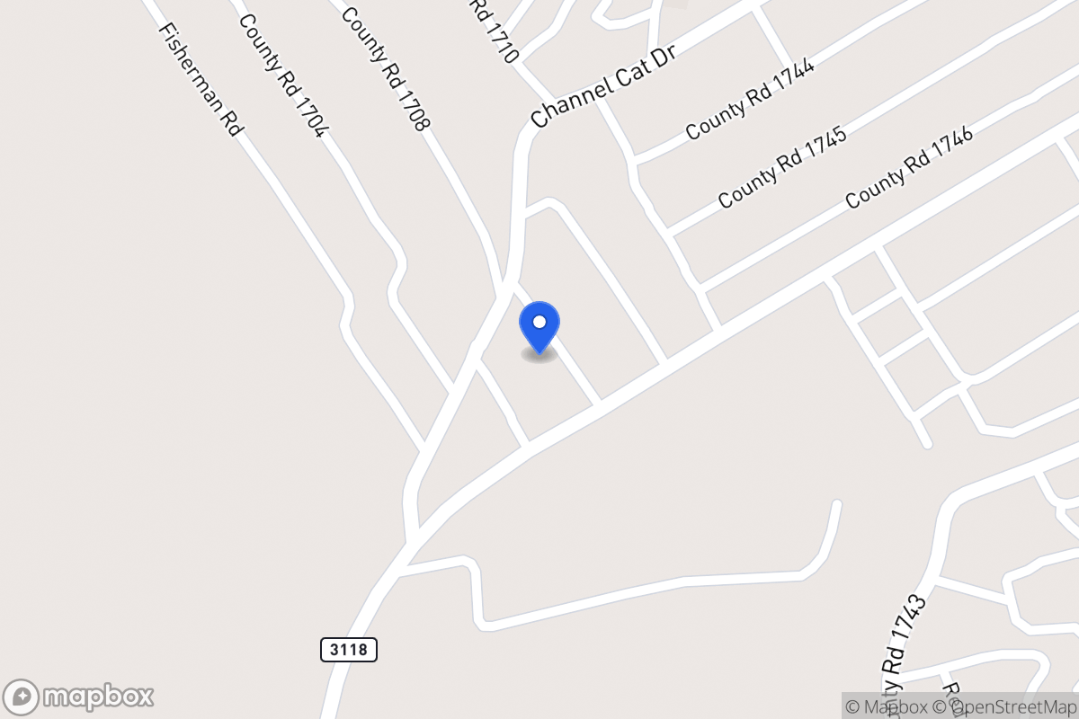 Map of 119  Cr 1708 , Clifton,, Clifton