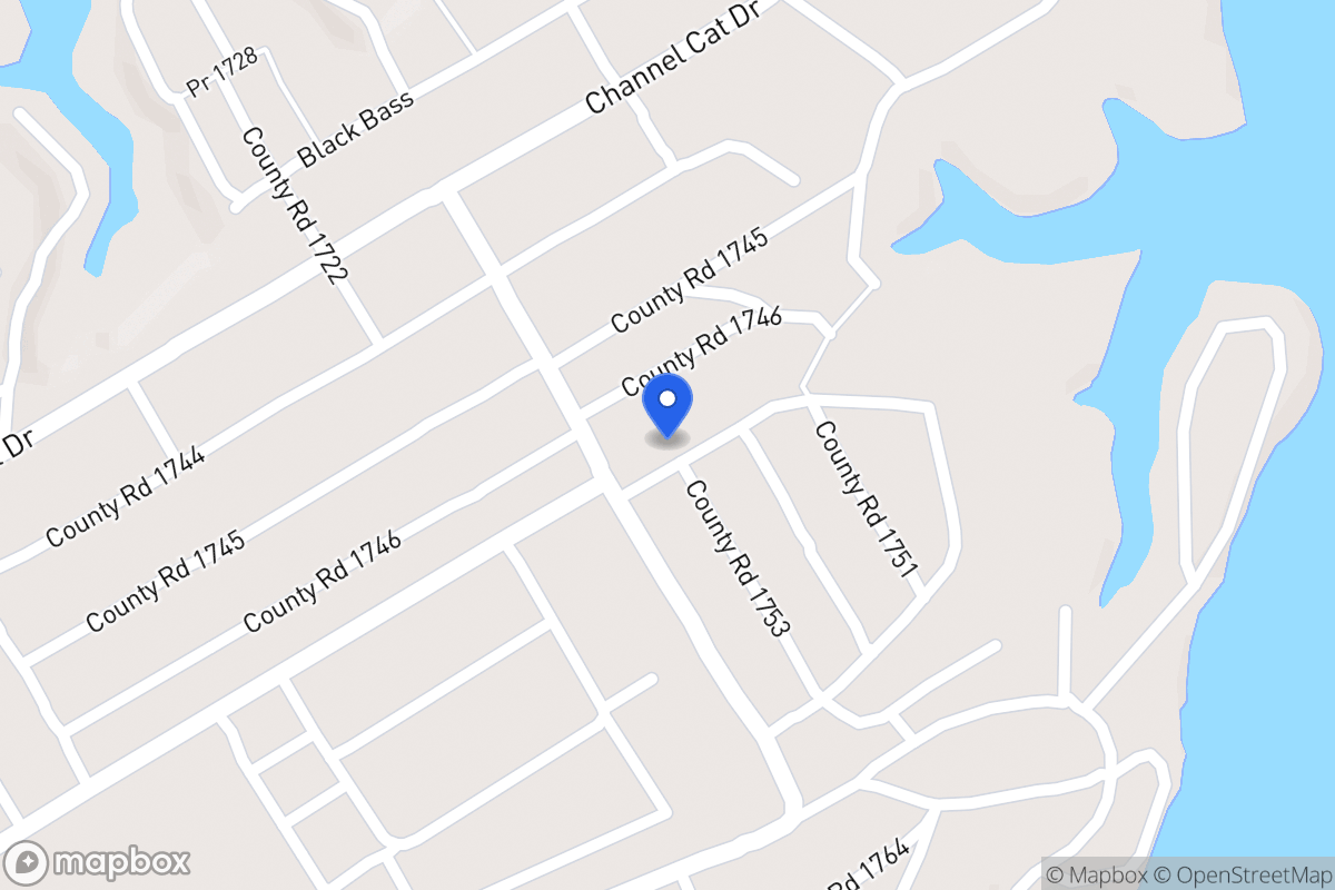 Map of 117  Cr 1747 , Clifton,, Clifton