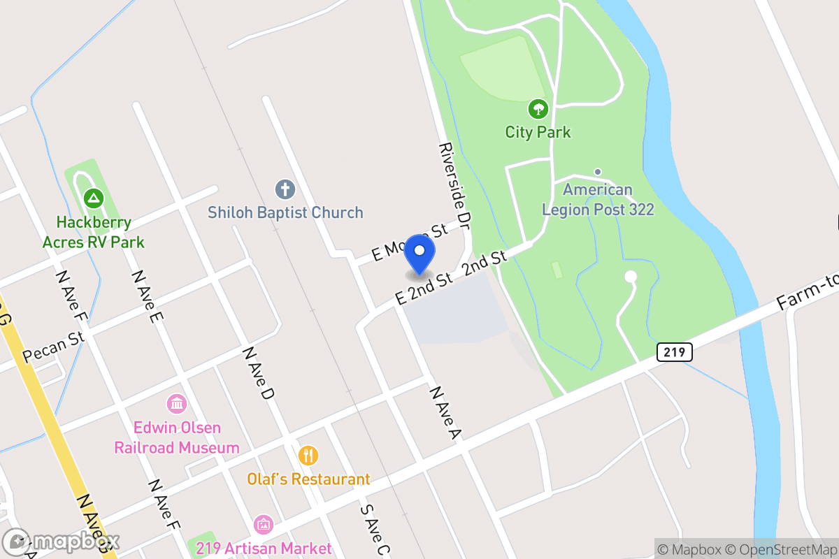 Map of 208  E 2nd St , Clifton,, Clifton