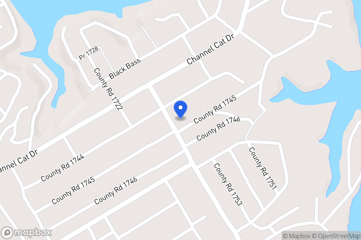 Map of 740  Cr 1743 , Clifton,, Clifton