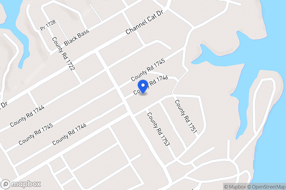 Map of 258  Cr 1746 , Clifton,, Clifton