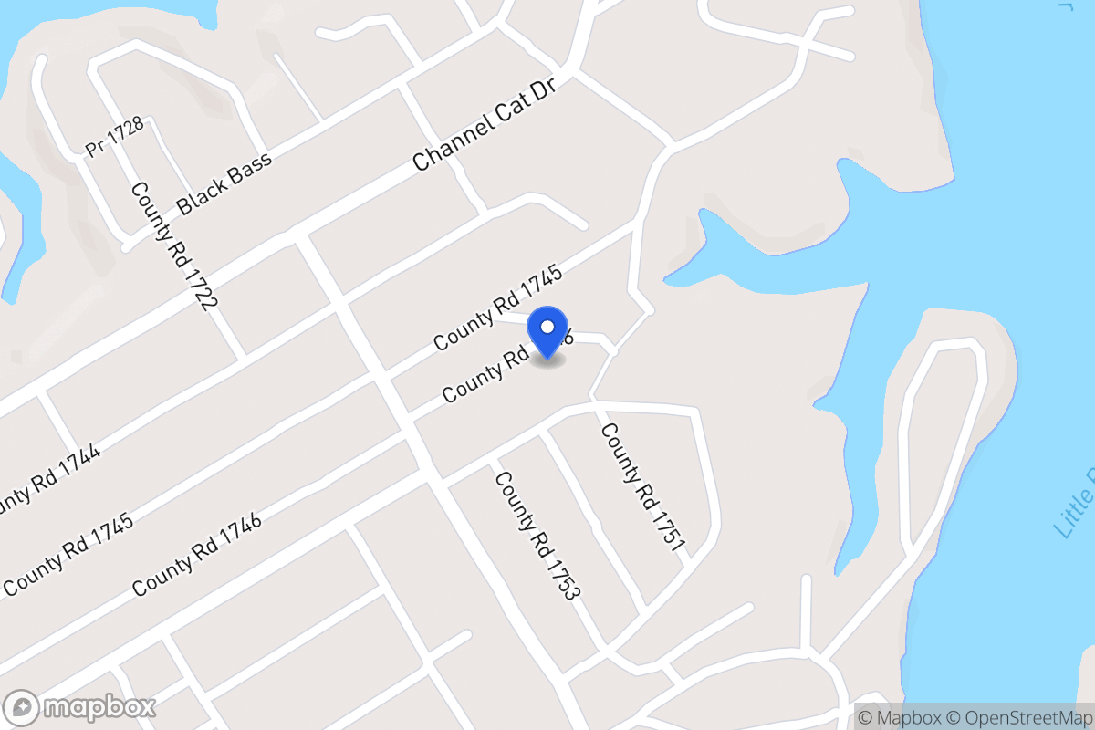 Map of 274  Cr 1746 , Clifton,, Clifton