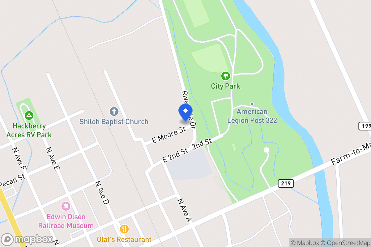 Map of 218  Moore St , Clifton,, Clifton