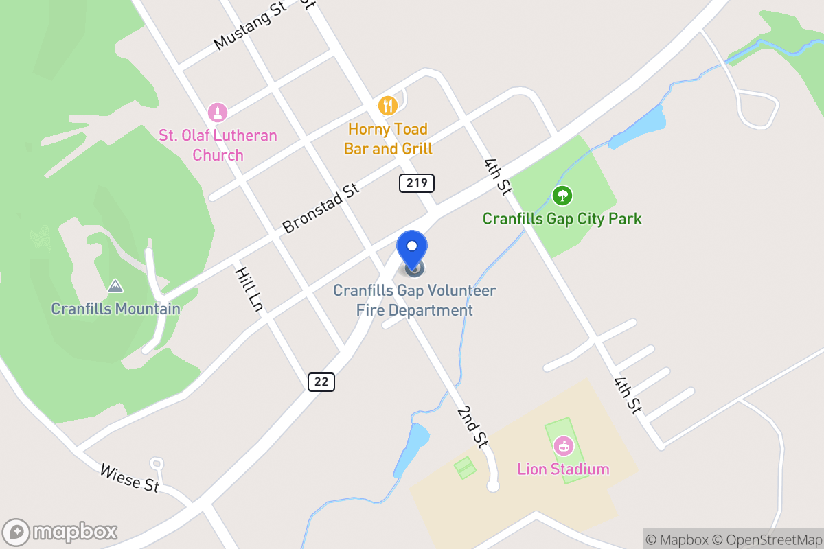 Map of 13549  Hwy 22 , Cranfills Gap,, Cranfills Gap