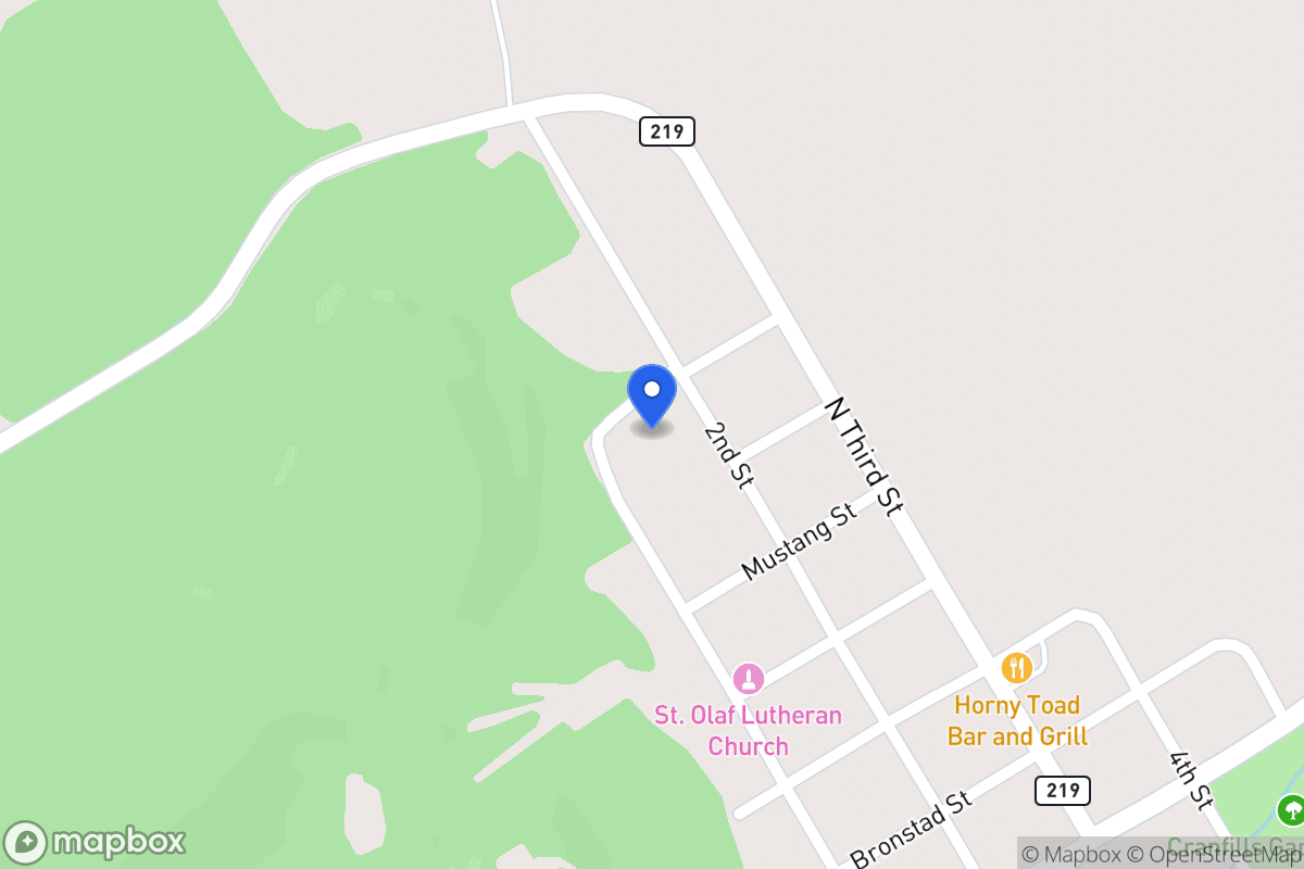 Map of 703  N 1st St , Cranfills Gap,, Cranfills Gap