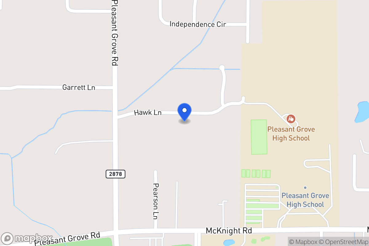 Map of Hawk Ln, Texarkana, Tx, Texarkana