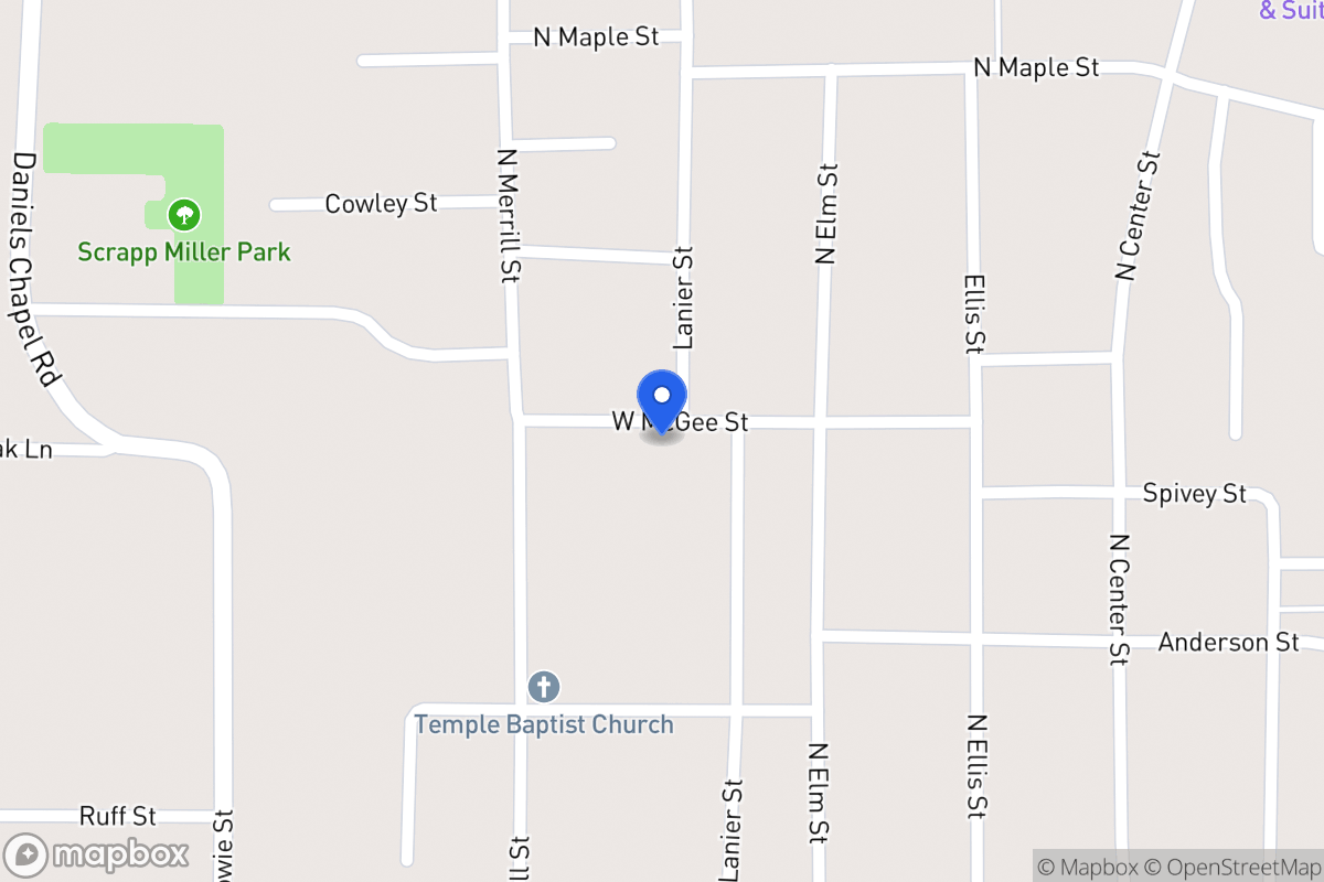 Map of 317 Mcgee, New Boston, Tx, New Boston