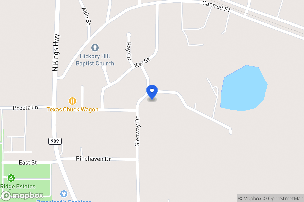 Map of 109 Glenway St, Nash, Tx, Nash