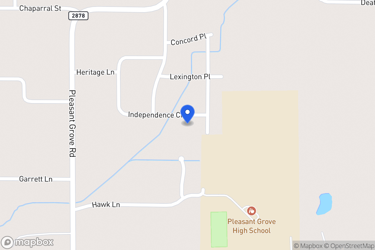 Map of 5703 Independence Cir, Texarkana, Tx, Texarkana