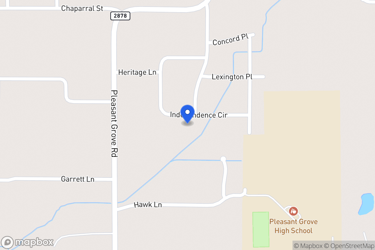 Map of 5801 Independence Cir, Texarkana, Tx, Texarkana