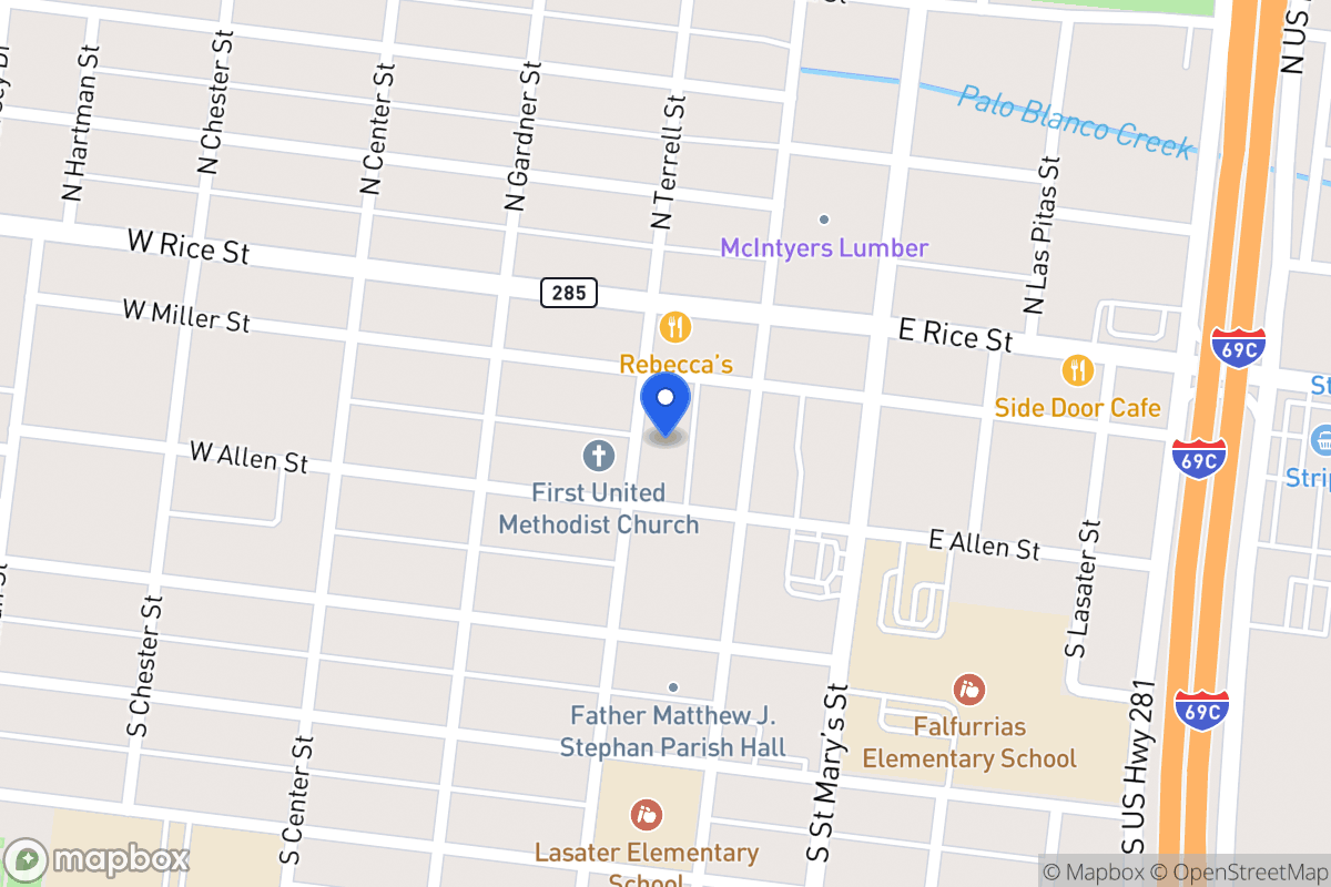 Map of S Terrell St , Falfurrias, Tx, Falfurrias