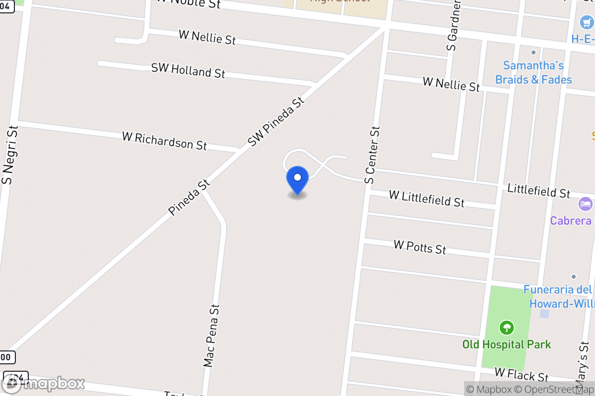 Map of 898 S Center St, , Falfurrias, Tx, Falfurrias