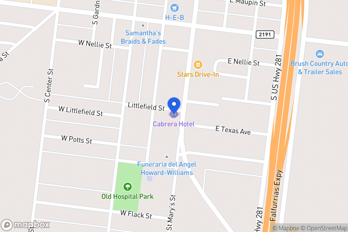 Map of 1102 S St Mary'S St - Motel 9 , Falfurrias, Tx 78355, Falfurrias