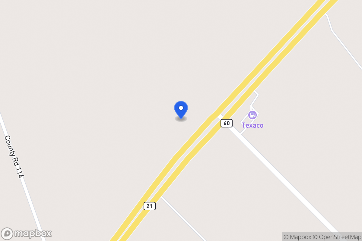 Map of 7902  State Hwy 21 West , Caldwell, Tx 77836, Caldwell
