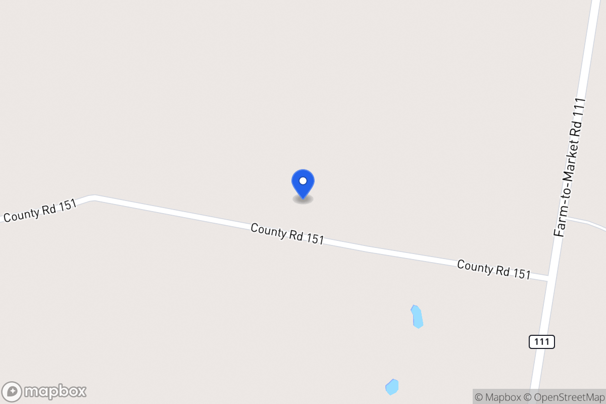 Map of 8942  Cr 151 , Caldwell, Tx 77836, Caldwell