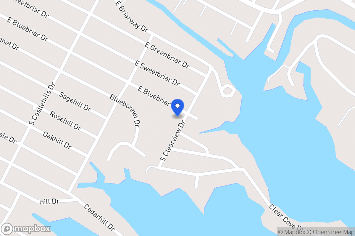 Map of 104  Clearview , Granite Shoals, Tx 78654-2665, Granite Shoals