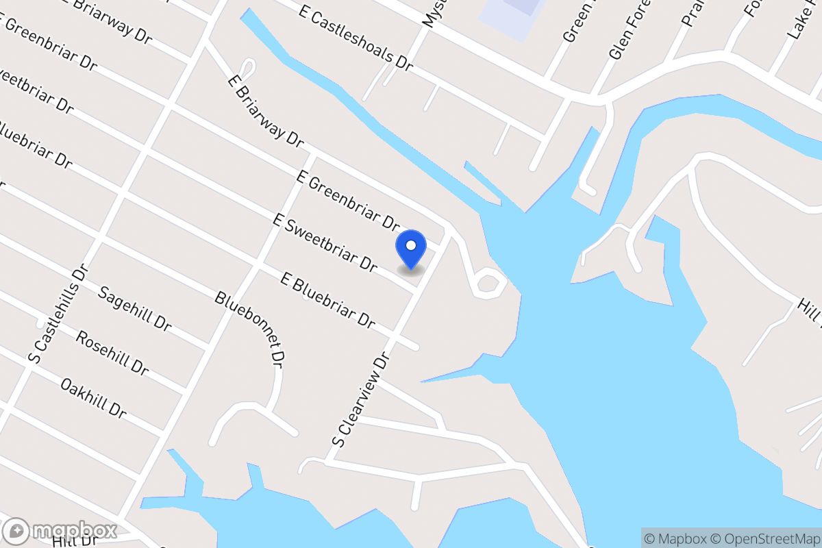 Map of Clearview , , Tx