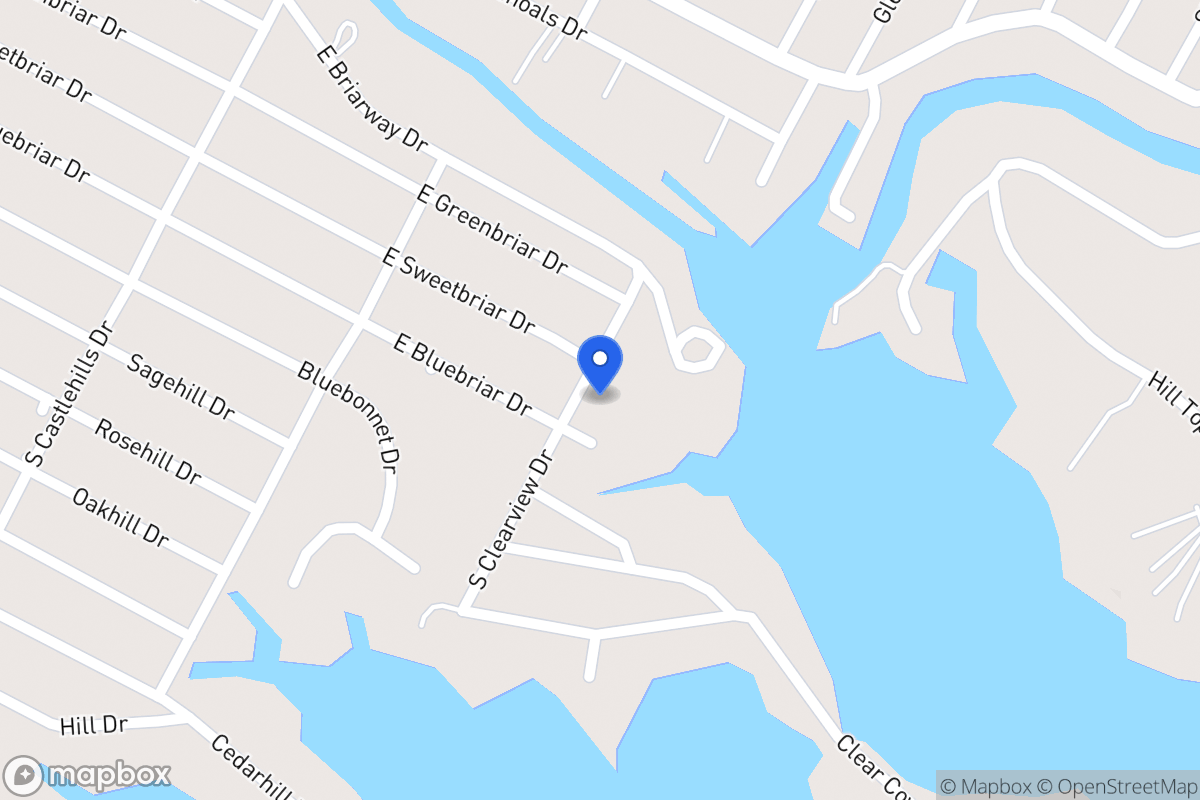 Map of Clearview , , Tx