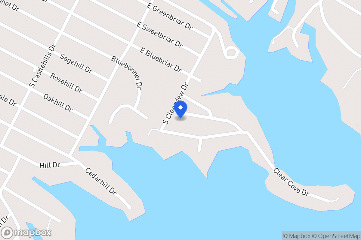 Map of 604  Clear Cove , Granite Shoals, Tx 78654, Granite Shoals