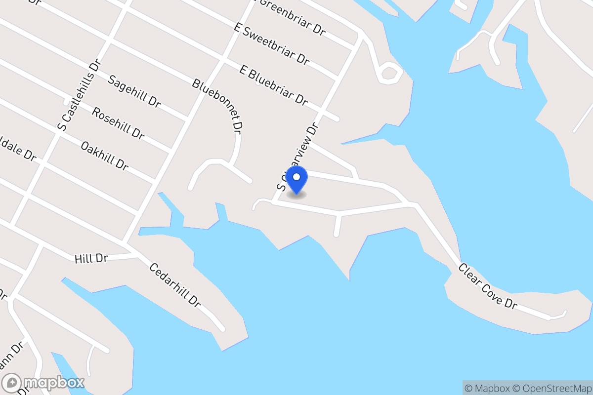 Map of 603  Deep Cove , Granite Shoals, Tx 78654-2601, Granite Shoals
