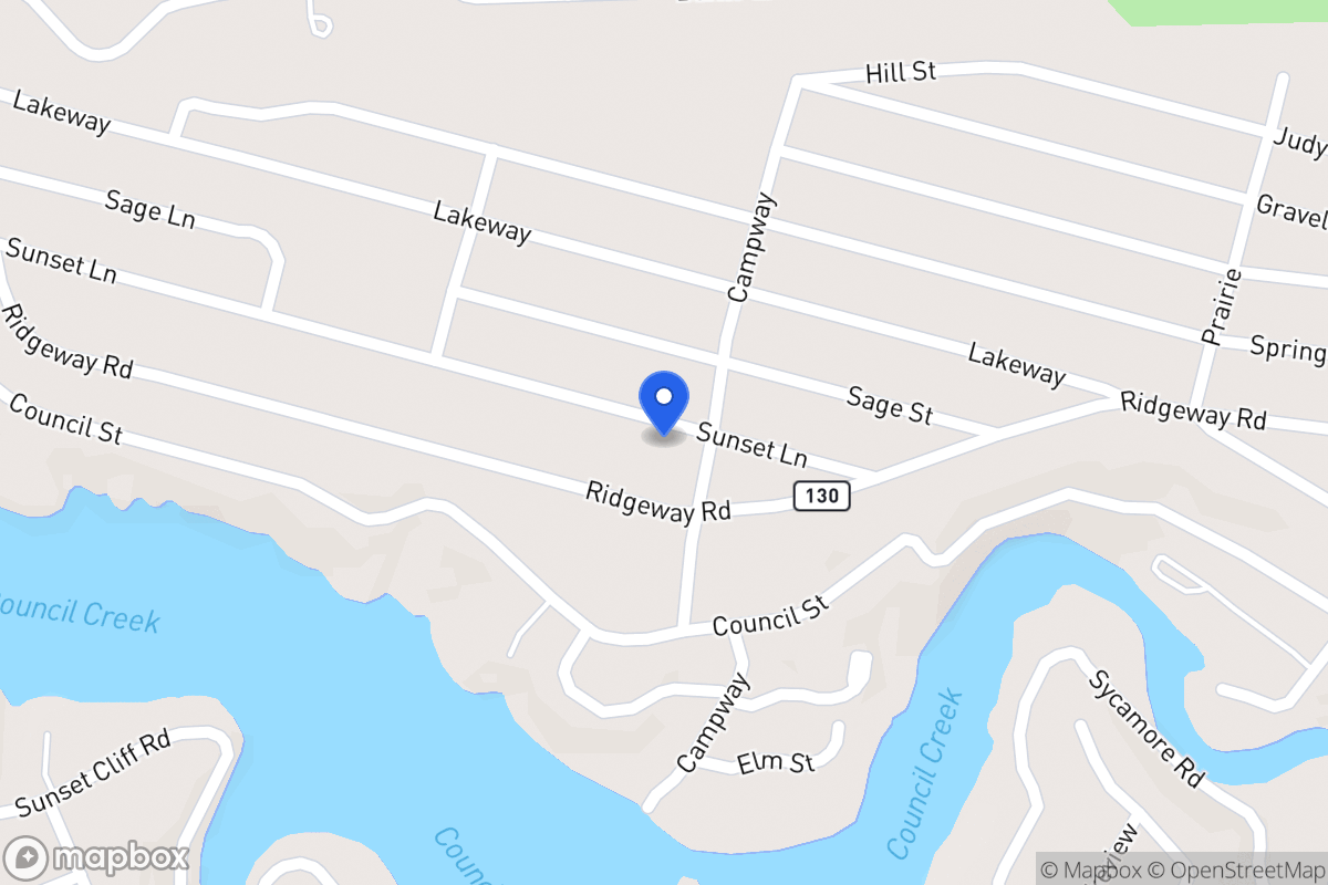 Map of Sunset Ln , , Tx