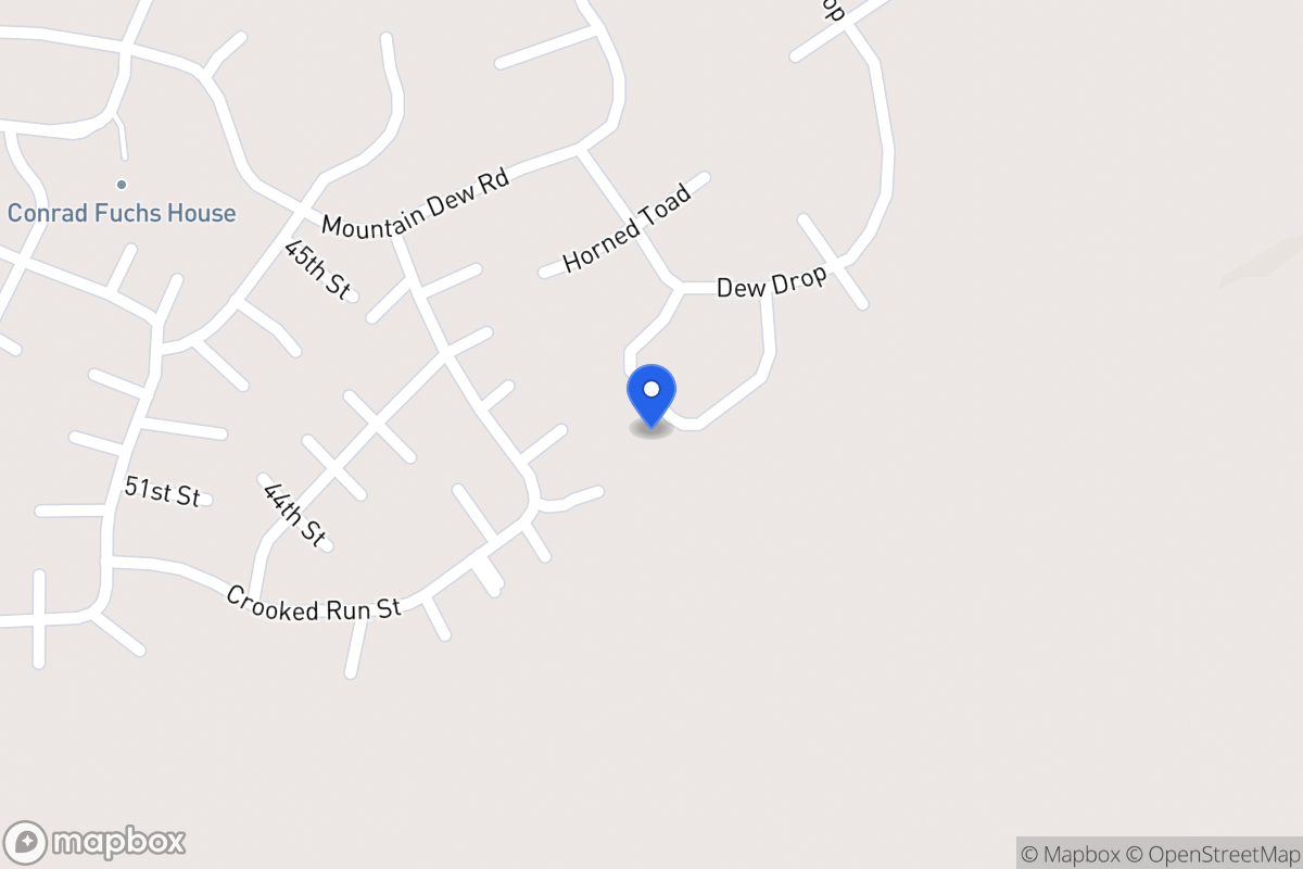 Map of Dead End , , Tx