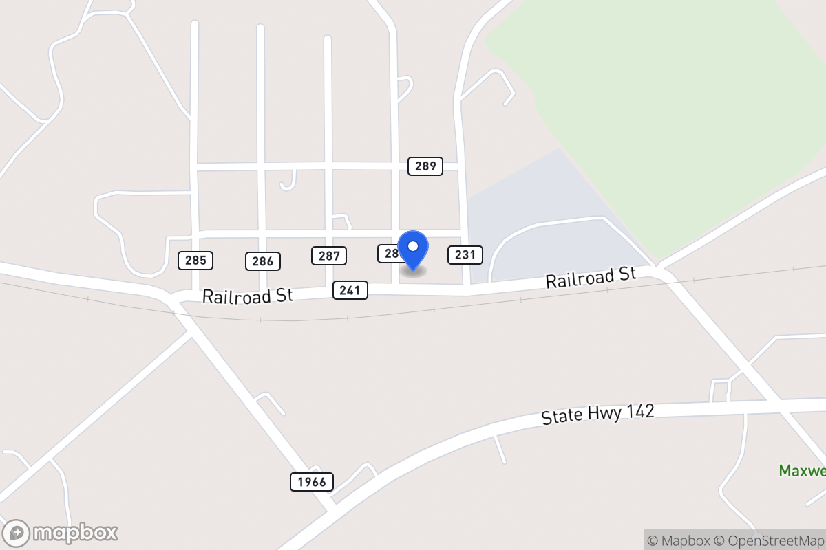 Map of 10  Fourth St, Maxwell, Tx 78656, Maxwell
