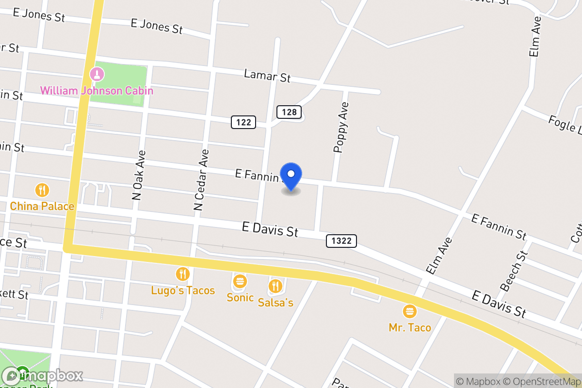 Map of 1008 E Fannin St, Luling, Tx 78648, Luling