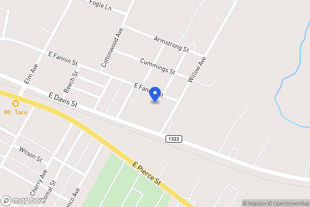 Map of 1524 E Fannin St, Luling, Tx 78648, Luling