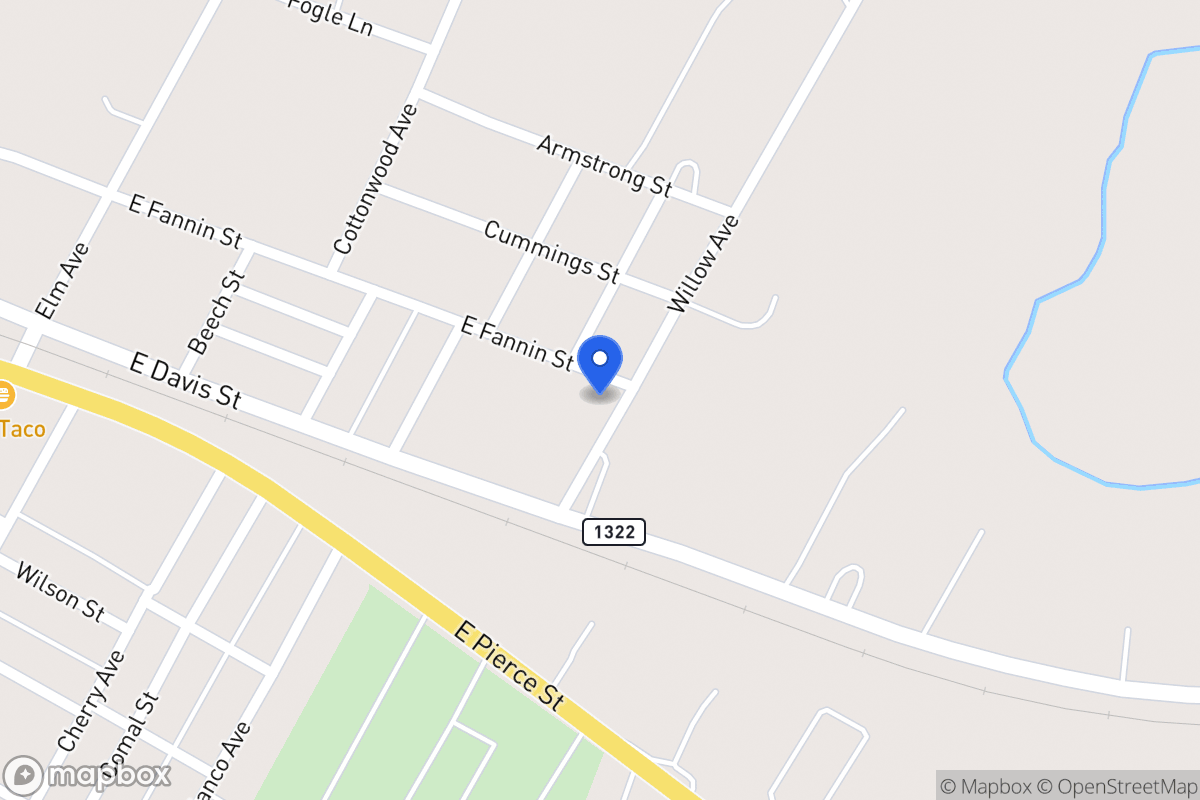 Map of 1630 E Fannin St, Luling, Tx 78648, Luling