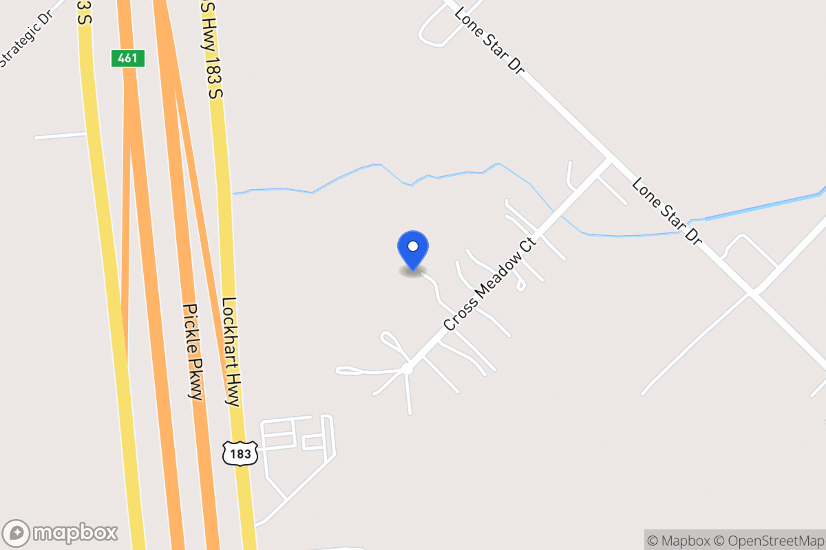 Map of 290  Cross Meadow Ct, Buda, Tx 78610, Buda