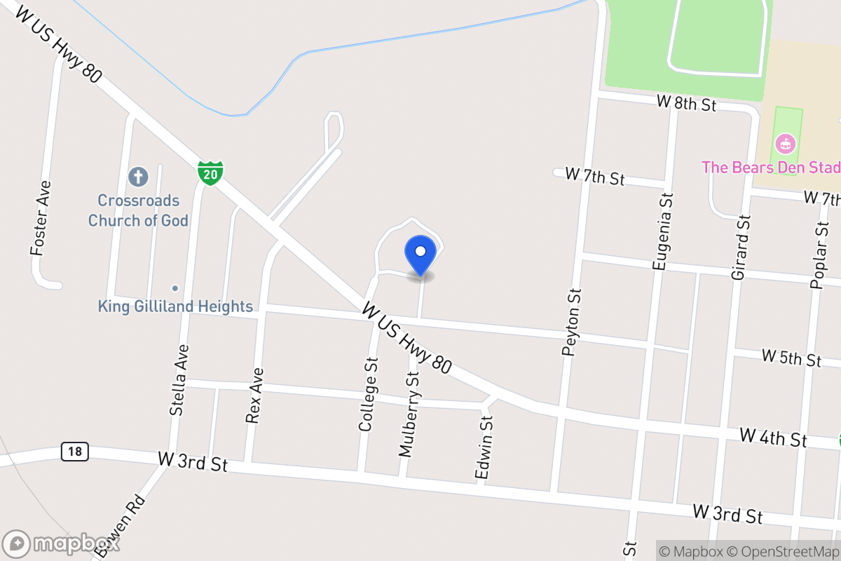 Map of 0  Mulberry St , , Tx 000000