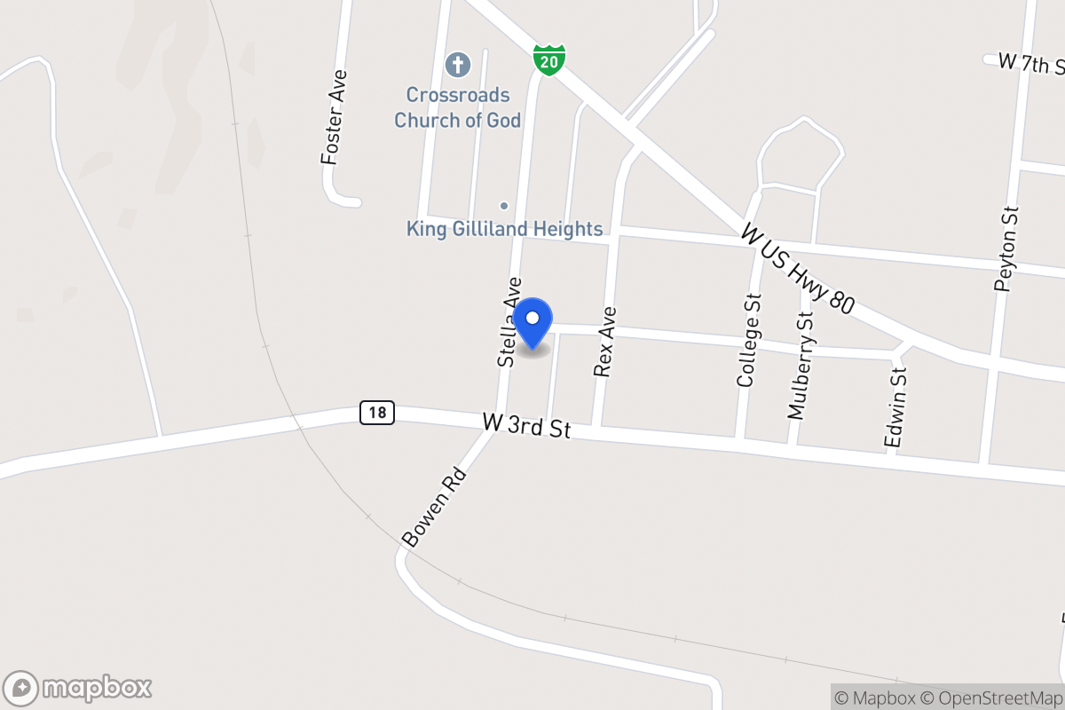 Map of 341  Stella Ave , , Tx 000000