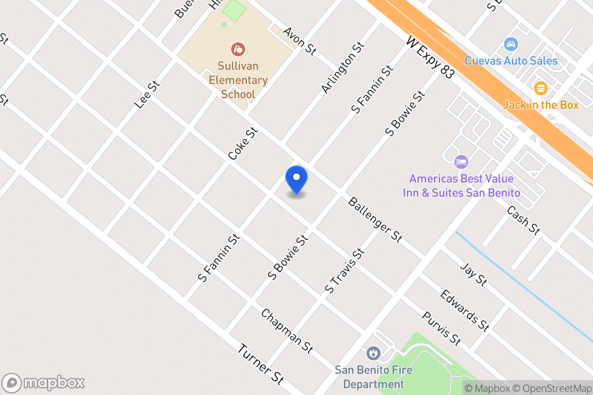 Map of 340   Wentz St, San Benito, Tx 78586, San Benito