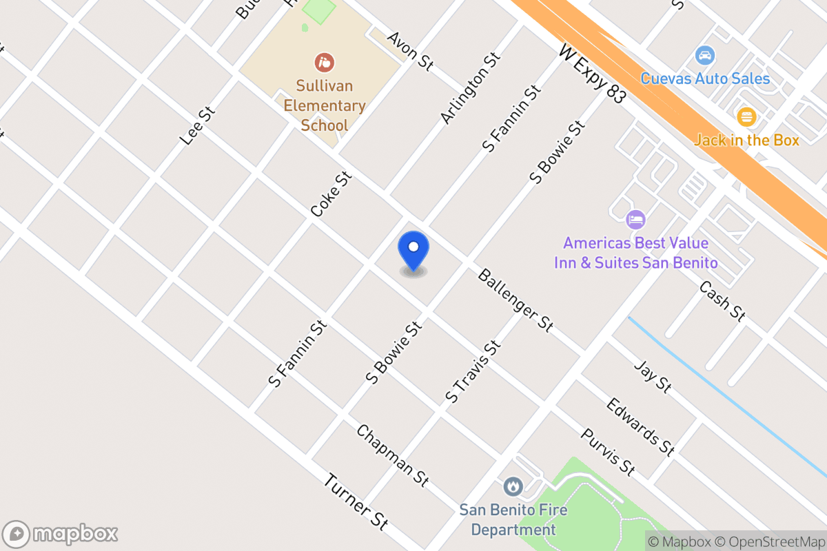 Map of 320   Wentz St, San Benito, Tx 78586, San Benito