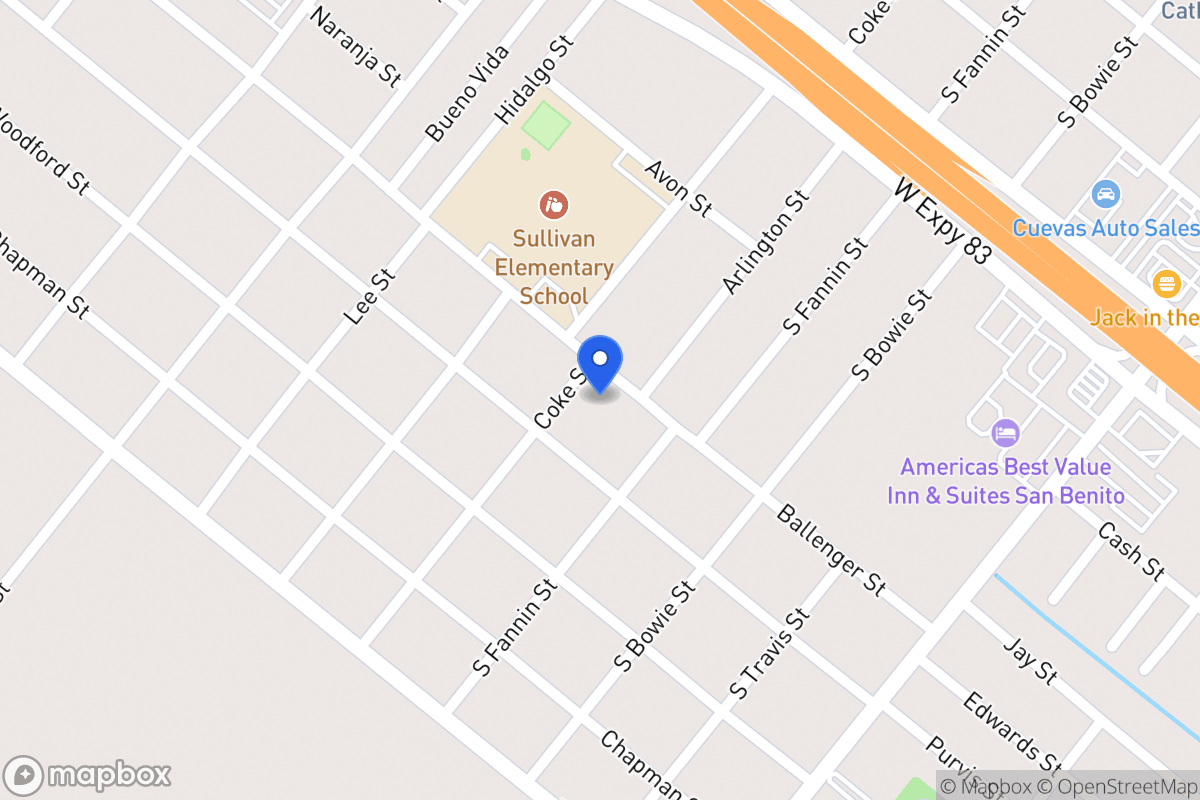 Map of 441   Ballenger St, San Benito, Tx 78586, San Benito
