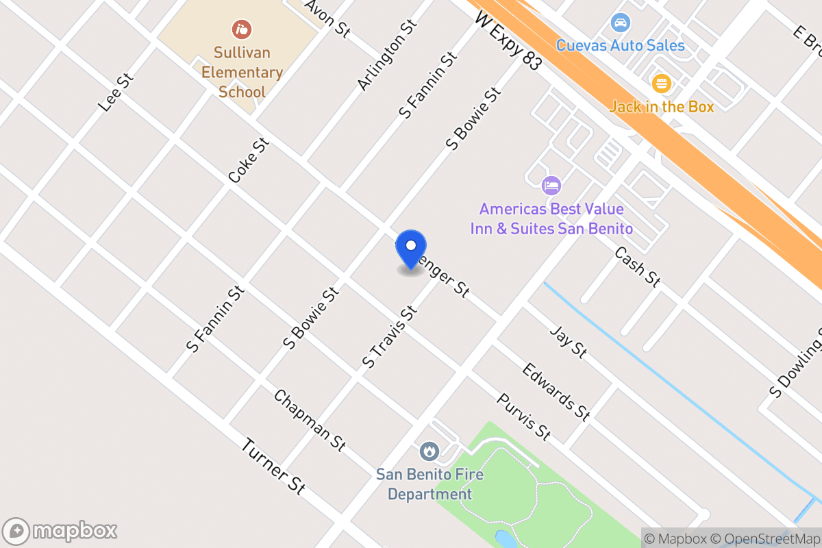 Map of 211   Ballenger St, San Benito, Tx 78586, San Benito