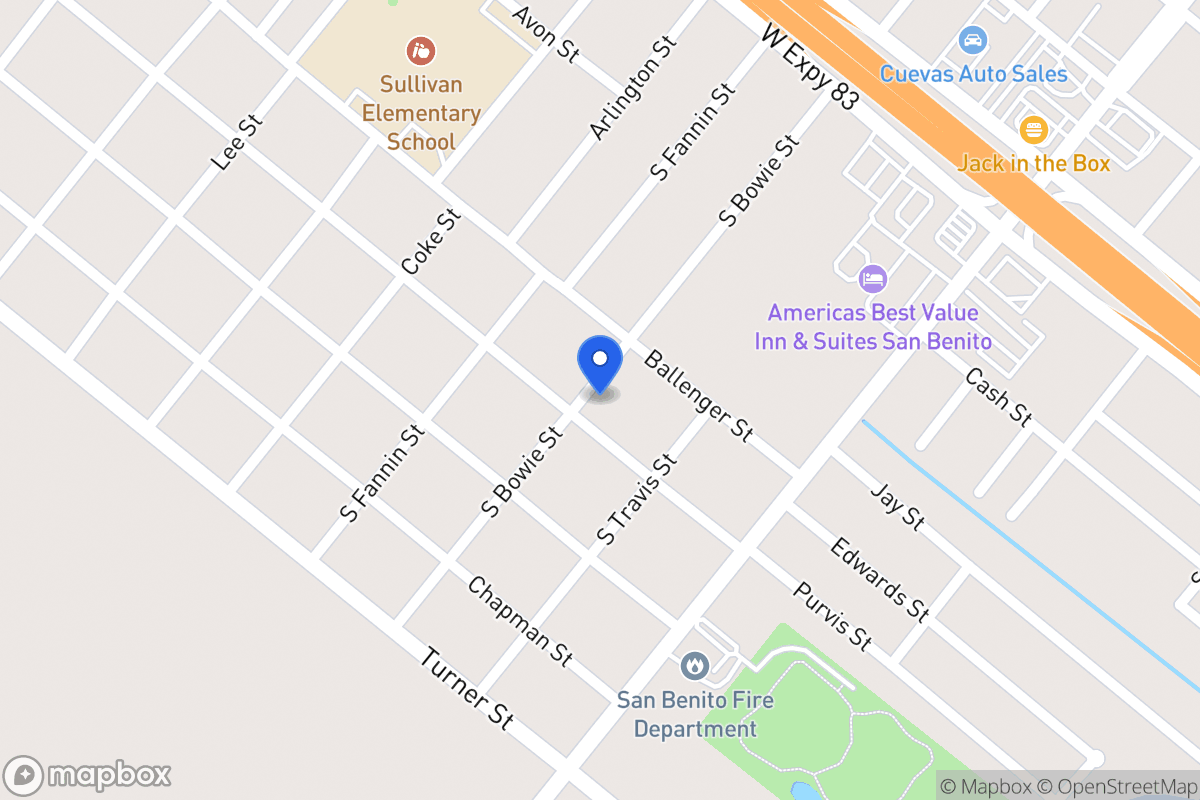 Map of 240   Wentz St, San Benito, Tx 78586, San Benito