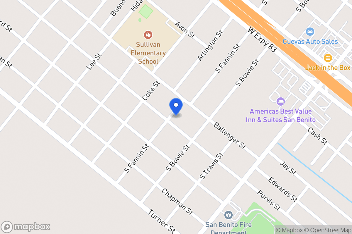 Map of 390   Wentz St, San Benito, Tx 78586, San Benito