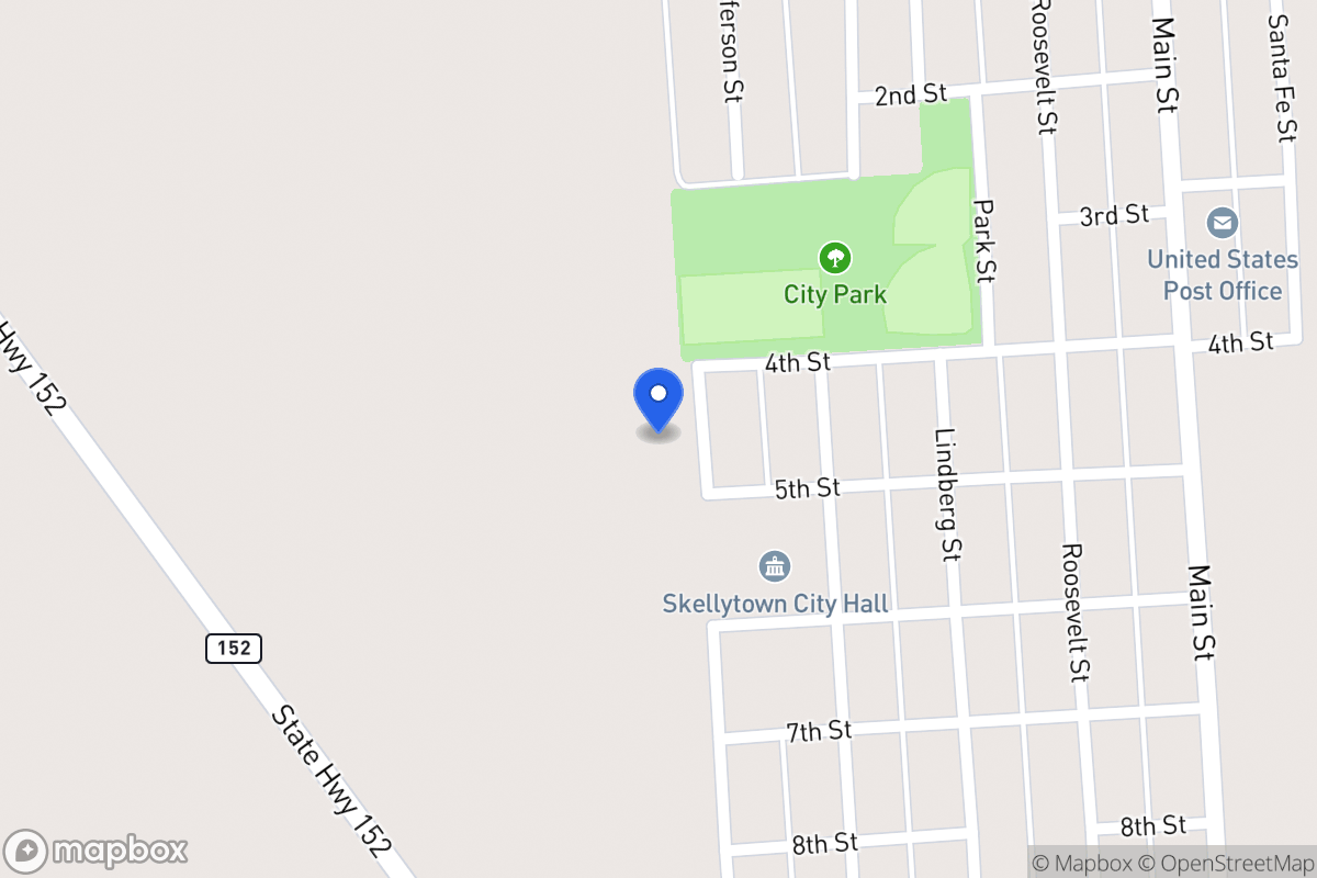 Map of 401  Byrd , Skellytown, Tx 79080, Skellytown