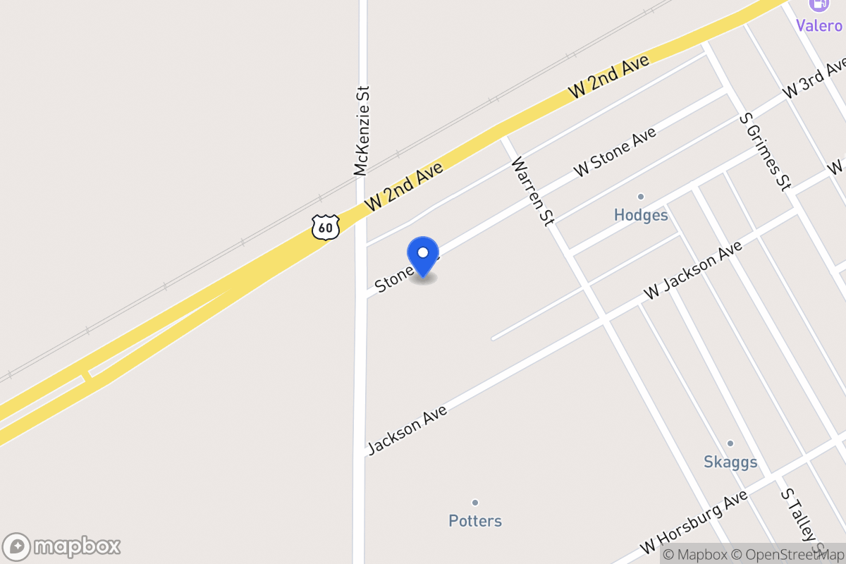 Map of 1107  Stone , White Deer, Tx 79097, White Deer