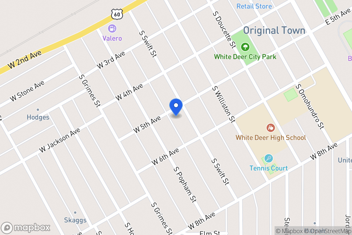 Map of 500  Swift , White Deer, Tx 79097, White Deer