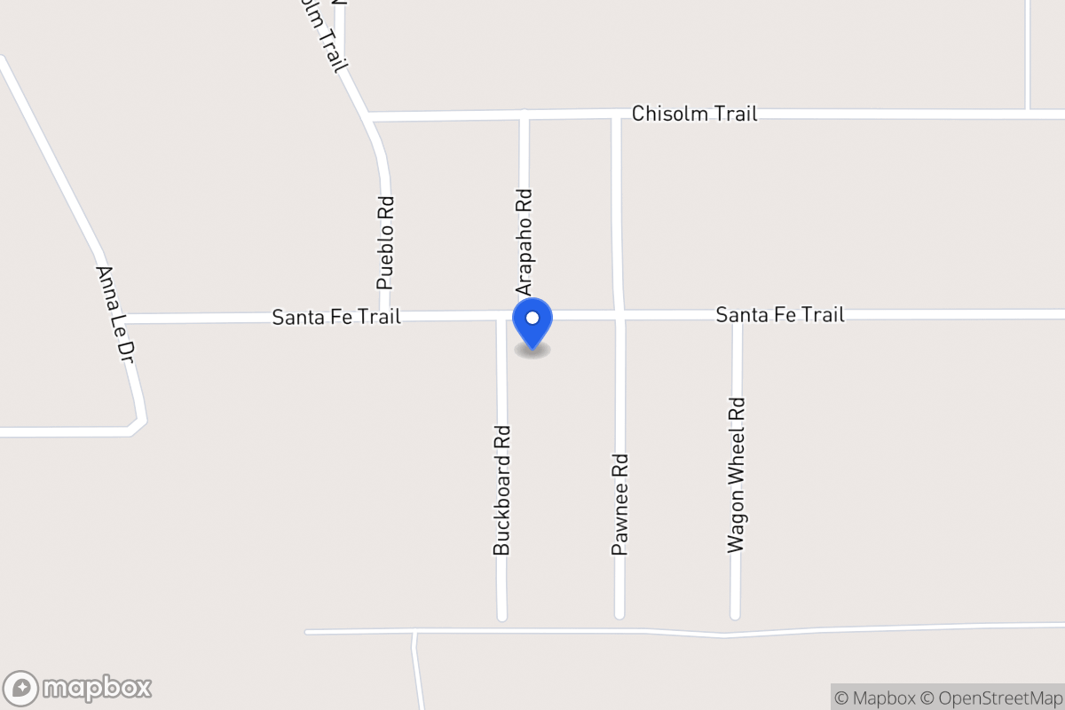 Map of 1400  Santa Fe , Fritch, Tx 79036, Fritch
