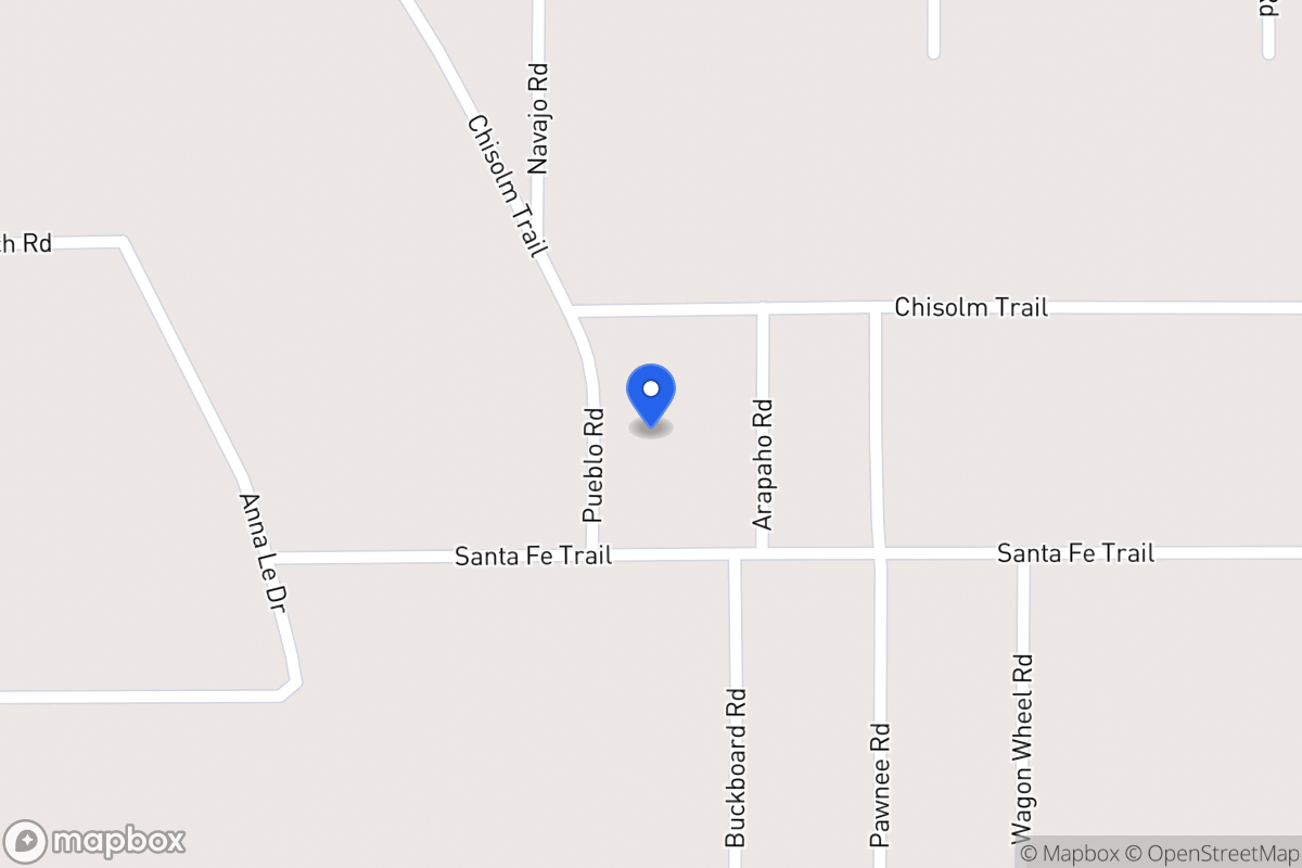 Map of 404  Pueblo , Fritch, Tx 79036, Fritch