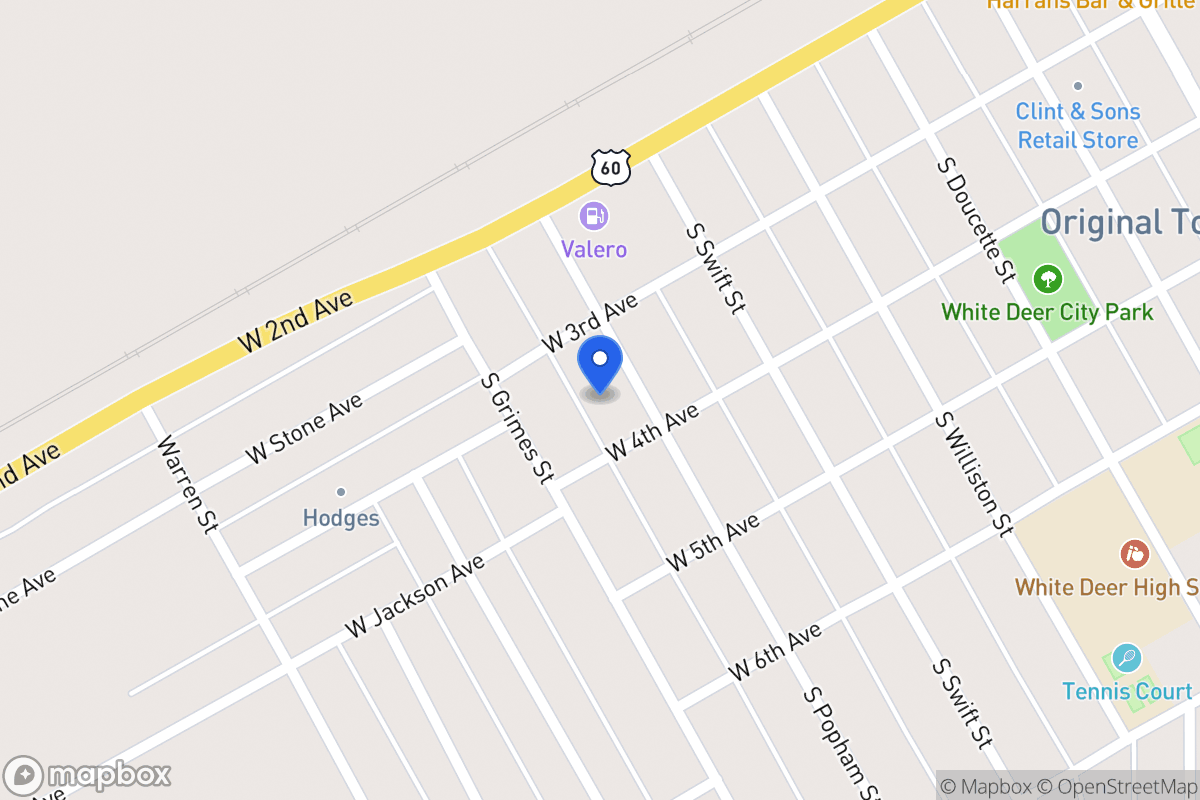 Map of 304  Popham , White Deer, Tx 79097, White Deer