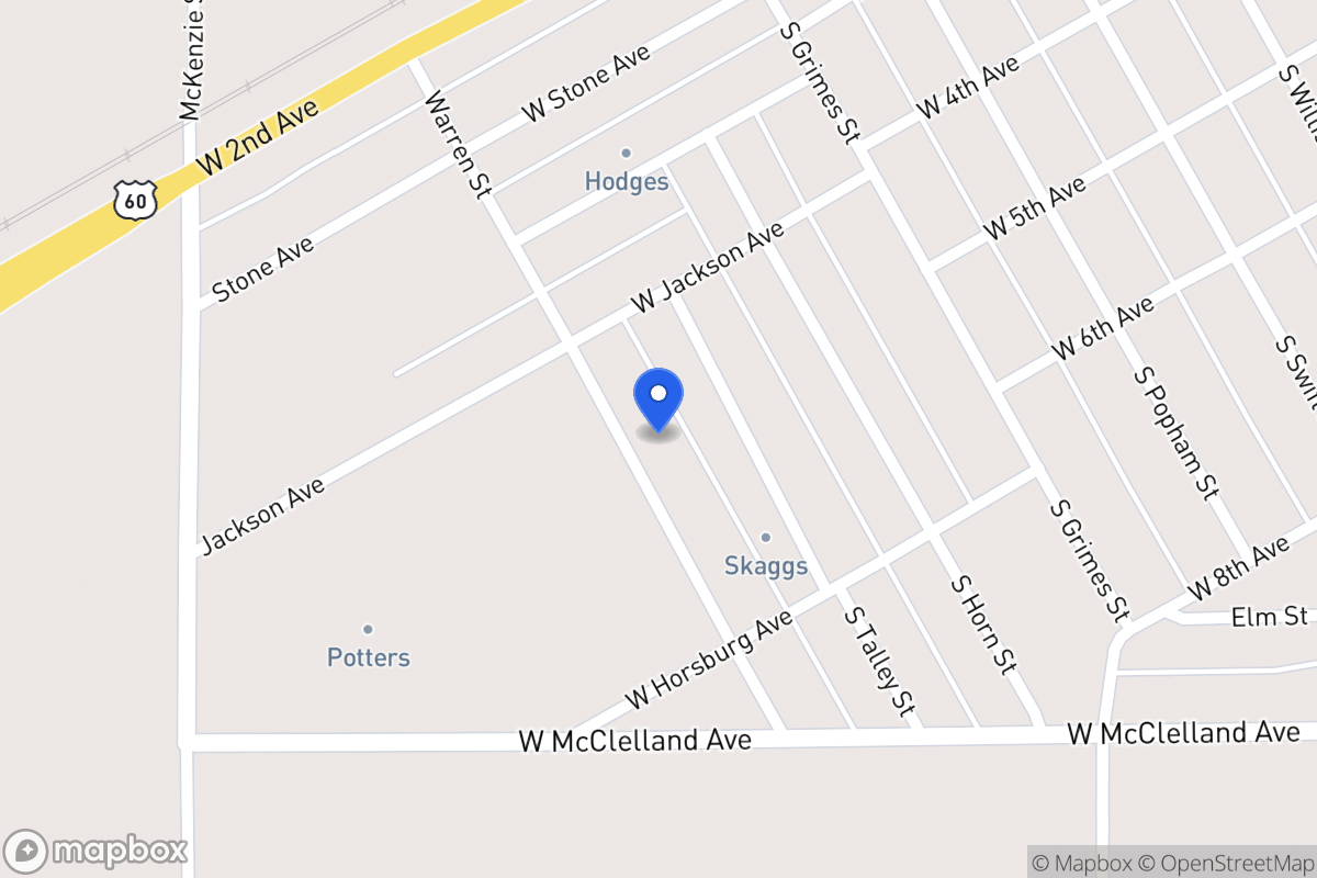 Map of 407  Warren , White Deer, Tx 79097, White Deer