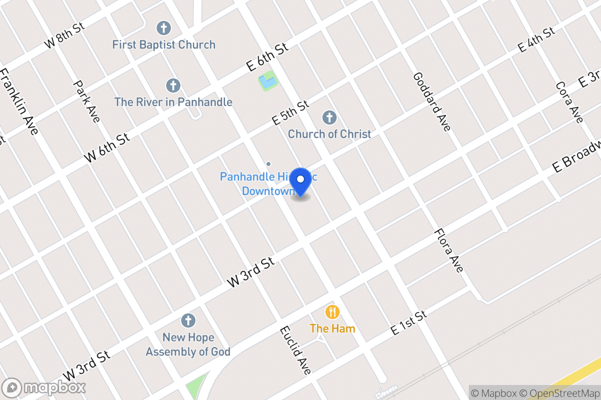Map of 314  Main , Panhandle, Tx 79068, Panhandle