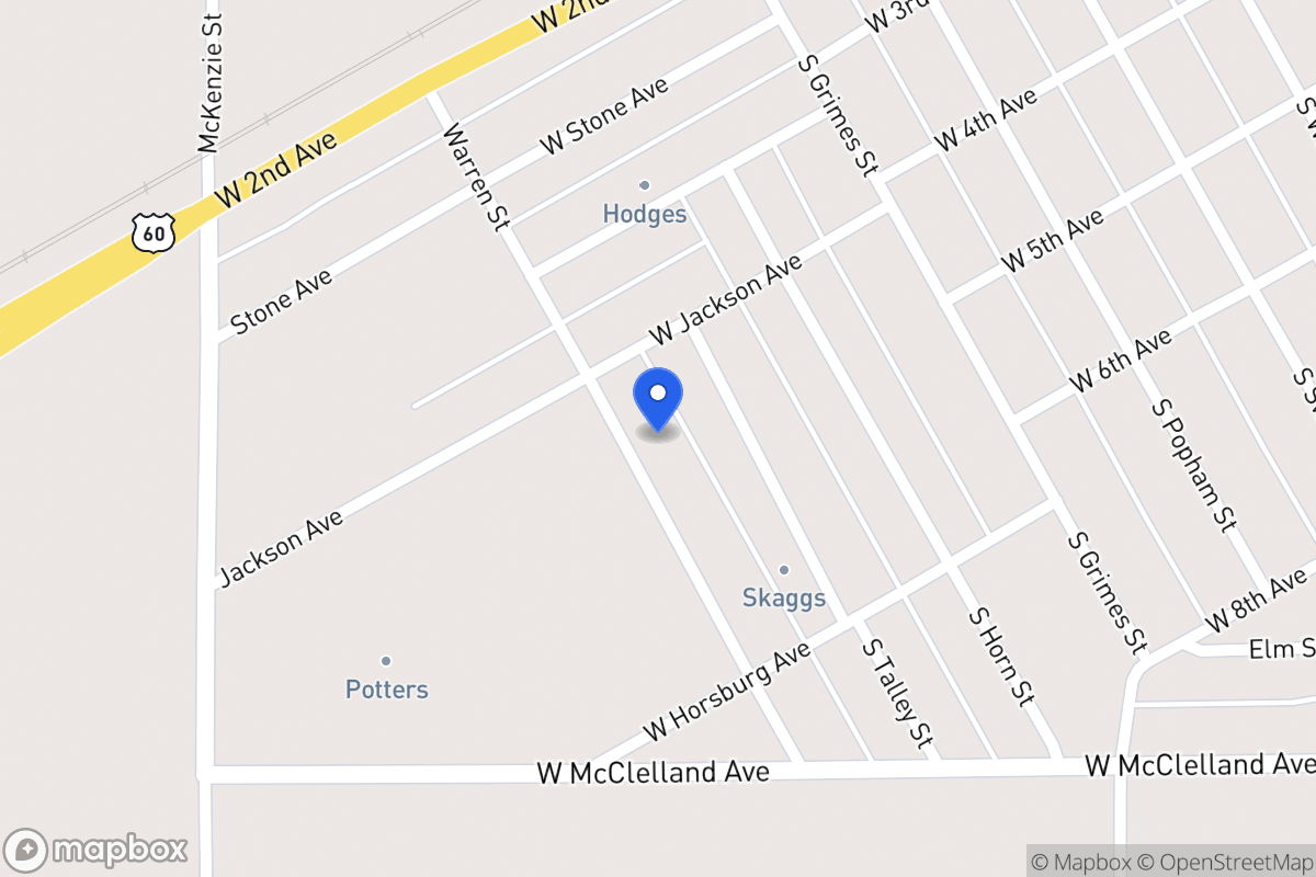 Map of 405  Warren , White Deer, Tx 79097, White Deer
