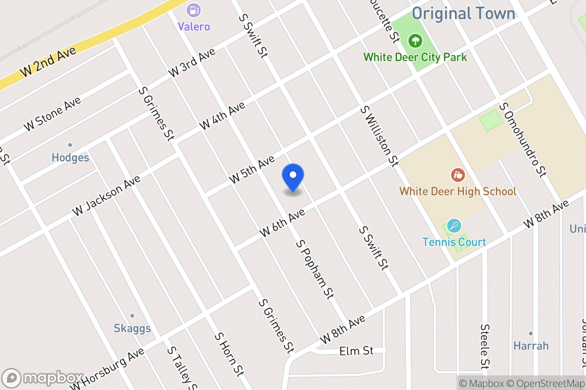 Map of 510 W 6th , White Deer, Tx 79097, White Deer