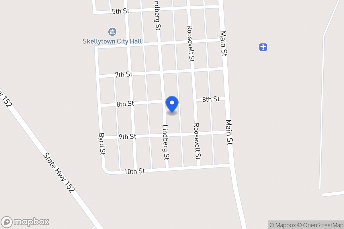 Map of 807  Lindberg , Skellytown, Tx 79080, Skellytown
